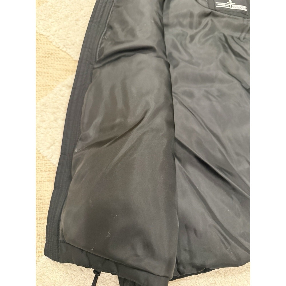 Aeropostale Black Quilted Heavyweight Puffer Vest Full Zip Size Small - Picture 12 of 13